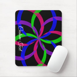 Multi Color Figure 8 Geometric Mouse Pad Mousepad