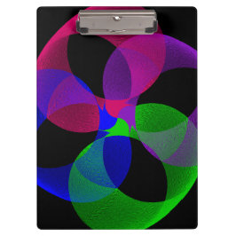 Multi Color Fusion Geometric Clipboard Klemmbrett
