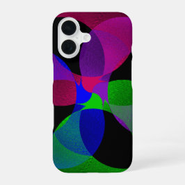 Multi Color Geometric Fusion iPhone 16 Case iPhone 16 Hülle