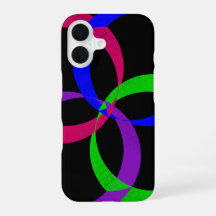 Multi Color Geometric Interchange iPhone 16 Case