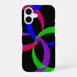 Multi Color Geometric Interchange iPhone 16 Case iPhone 16 Hülle