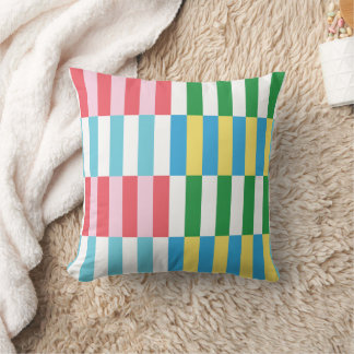 Multi-color stripe cushion kissen