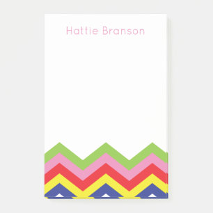 Multi-Color-Zickzack Personalisierter Post-It-Edit Post-it Klebezettel