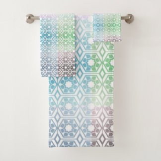 Multi-Colored Towel Badhandtuch Set