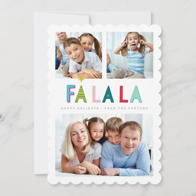 MULTI FAMILY FOTO fett, farbenfroh, fa la la Ankündigung (Vorderseite)