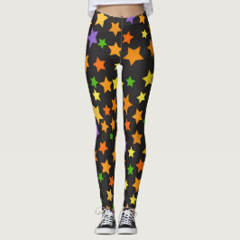 Multi Farbe hat schwarze Halloween-Leggings in der Leggings