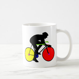 Multi farbiges Fahrrad-Fahrrad Kaffeetasse