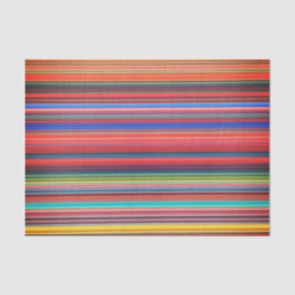 MULTI FARBSTRIPTES Tissue Seidenpapier