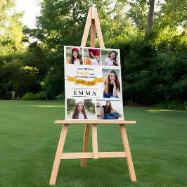 Multi-Foto Behielt  Zitat Abschluss Foto Poster