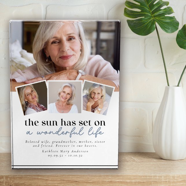 Multi Foto Collage Beileid Foto Keepake (Von Creator hochgeladen)