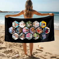 Multi Foto Collage Einfaches modernes Hexagon-Must
