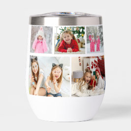 Multi-Foto Collage Moderner Personalisierter Name