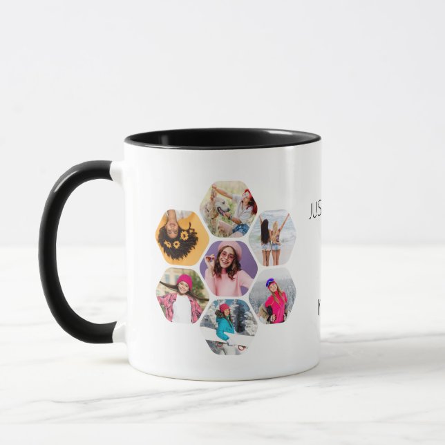 Multi Foto Collage NUR WENN SIE Personalisierten N Tasse (Links)