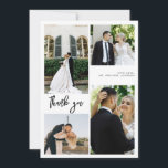 Multi-Foto Dankeschön Karte<br><div class="desc">Dieses zeitlose,  romantische Design zeichnet sich durch ein modernes Skript aus,  das mit fett gedrucktem Text gepaart ist. Bitte kontaktieren Sie mich,  wenn Sie Hilfe bei diesem Design benötigen.</div>
