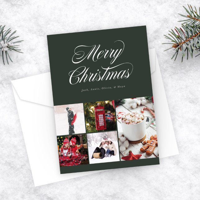 Multi-Foto Hübsch Curliday Card Feiertagskarte (Von Creator hochgeladen)