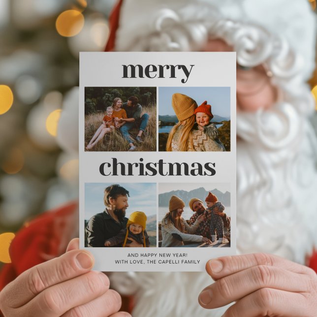 Multi-Foto-Weihnachtskarte Feiertagskarte (Von Creator hochgeladen)