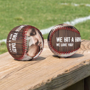 Multi-Foto Zuhause Run Vater Vatertag Baseball