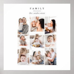 multi Fotodruck der Familie Poster