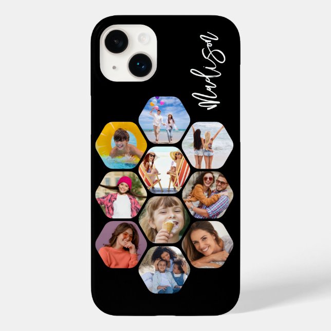 Multi-Fotomaterial Einfach Personalisiert Case-Mate iPhone 14 Plus Hülle (Rückseite)
