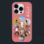 Multi-Fotomaterial Einfach Personalisiert Case-Mate iPhone 14 Pro Hülle<br><div class="desc">Multi Foto Collage Simple Modern Personalisiert Name Hexagon Pattern Smartphone iPhone Case verfügt über eine Collage aus Foto Ihrer Lieblings-Fotos in einer Hexagon-Form. Personalisiert mit deinem Namen. Perfekt zum Geburtstag, Weihnachten, Muttertag, Vatertag, Großeltern, Bruder, Schwester, bester Freund und vieles mehr. FOTO TIPP: Zentrieren Sie Ihre Fotos vor dem Hochladen nach...</div>