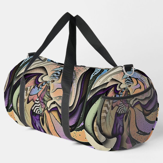 Multi Geo Swirl Duffle Bag (Rechte Ecke)
