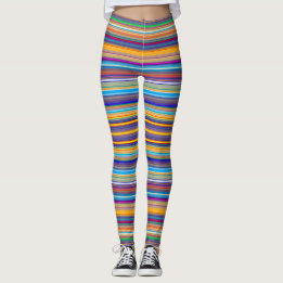 Multi-Gestreift Leggings