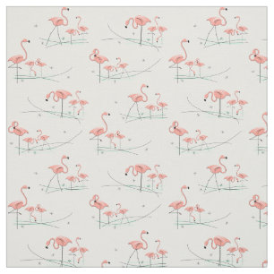 Multi Gewebe der Flamingos Stoff