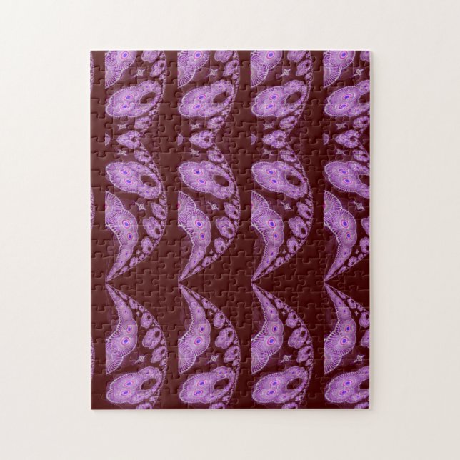 Multi Hearts Rich Tones Abstraktes Design (Vertikal)