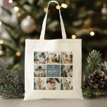 Multi-Holiday-Fotos | Frohe Weihnachten | Geschenk Tragetasche<br><div class="desc">Collage Holiday Fotos | Frohe Weihnachten | Geschenk</div>