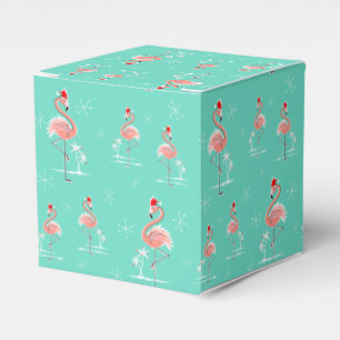Multi Klassiker des Weihnachtsflamingos Geschenkschachtel
