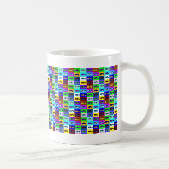 Multi-Mini-Mips-Logo-Tasse Kaffeetasse (Rechts)