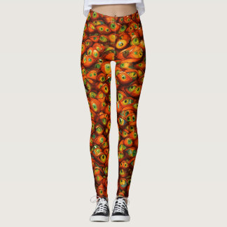 "Multi-Mit Augen Marvel: Leggings von Frauen mit e