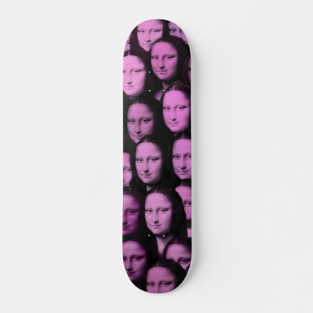 Multi-Mona in Rosa Skateboard (Vorne)