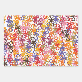 Multi-Monkey Business Geschenkpapier 3 Bögen Set