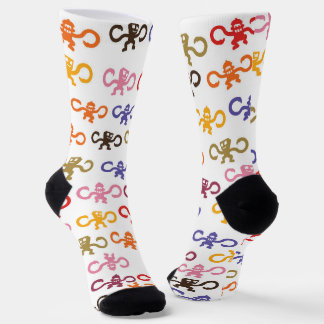 Multi-Monkey Business Socks Socken