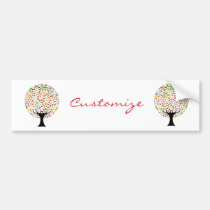 Multi-Obstbaum Thunder_Cove Autoaufkleber
