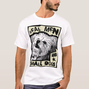 Multi-Poo: wirkliche Männer und kleine Hunde T-Shirt