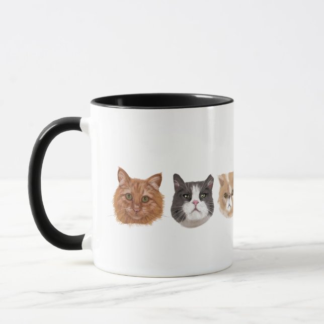 Multi-Porträt Tasse (Links)