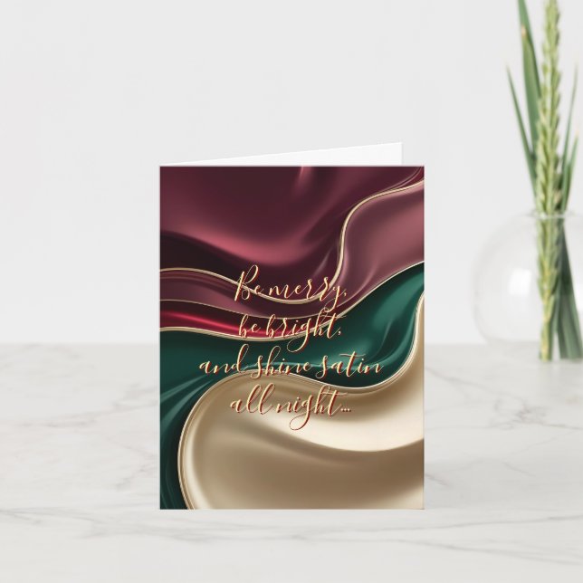 Multi purpose folded card in stylish graphic (Vorderseite)