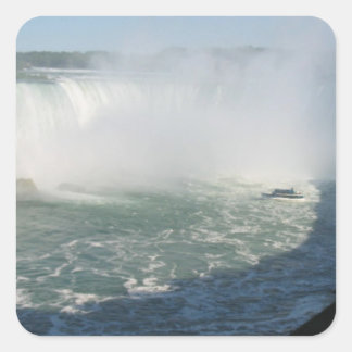 Multi Purpose Write on Decorative Niagara Falls Quadratischer Aufkleber