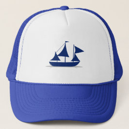 Multi-Sail Sailboat Marine Nautical Truckerkappe