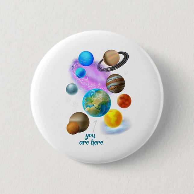 Multi Sie sind hier Planeten bearbeiten Button (Vorderseite)