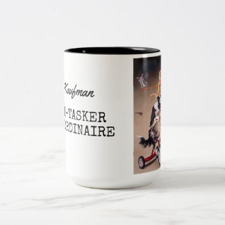 Multi-tasker Extraordinaire Zweifarbige Tasse