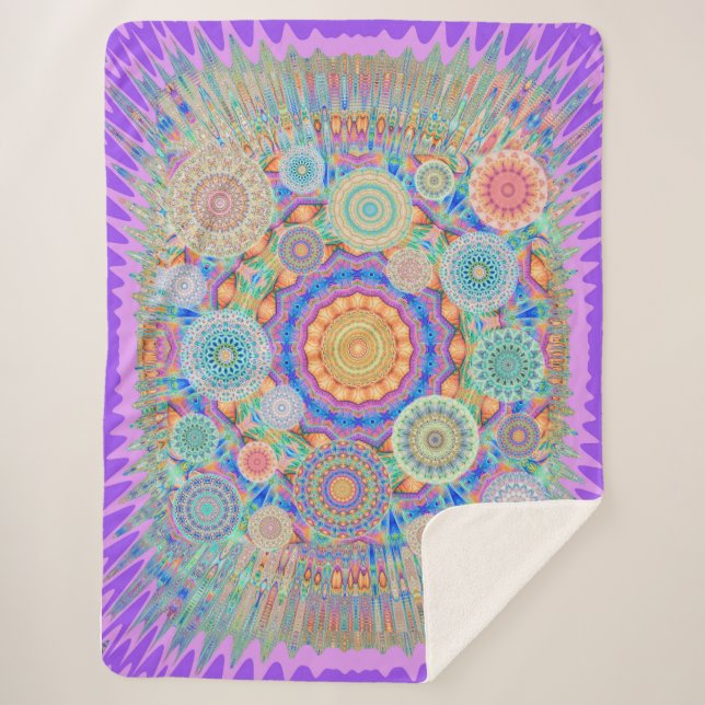 Multi Verse Sherpa Blanket Sherpadecke (Vorderseite)