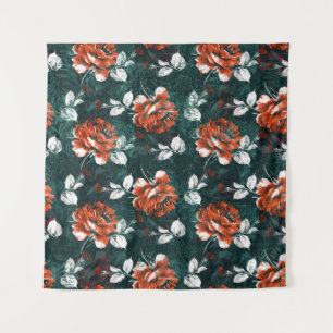 Multicfarbene Dirty Sub-Batik Textur Wandteppich