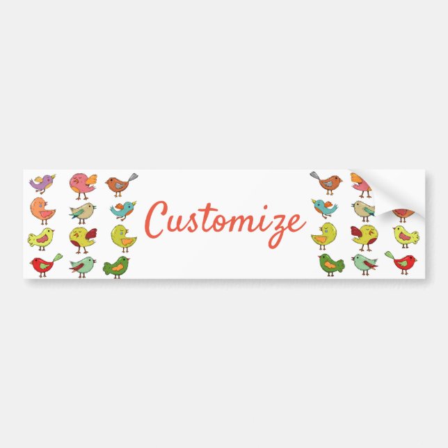 Multicfarbener Sweet Songbirds Thunder_Cove Autoaufkleber (Vorne)