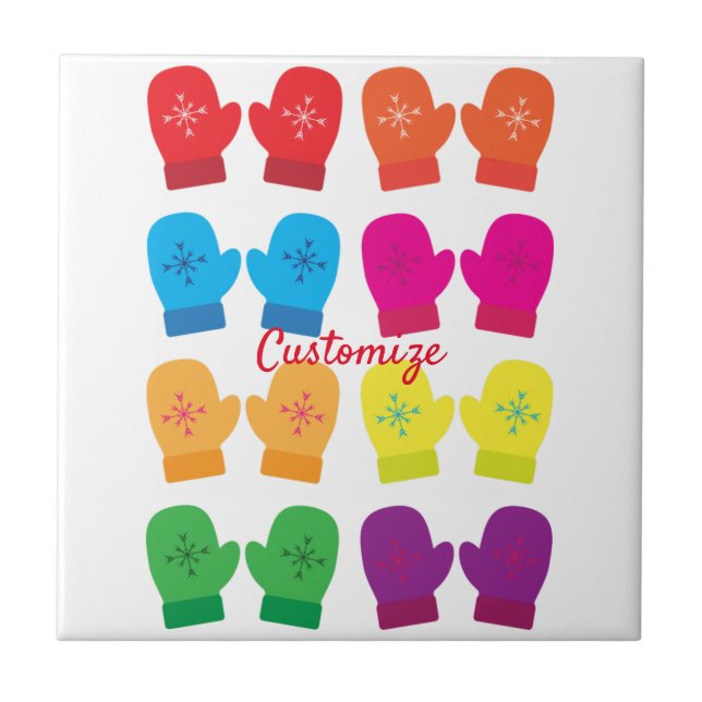 Multicologe Knitter Mitten Thunder_Cove Fliese (Vorderseite)