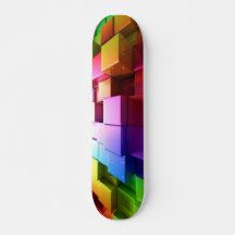 Multicolor 3d Cube Design