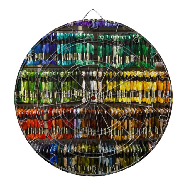 Multicolor Abstrakt Weave Dartscheibe (vorne)