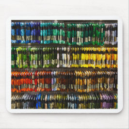 Multicolor Abstrakt Weave Mousepad